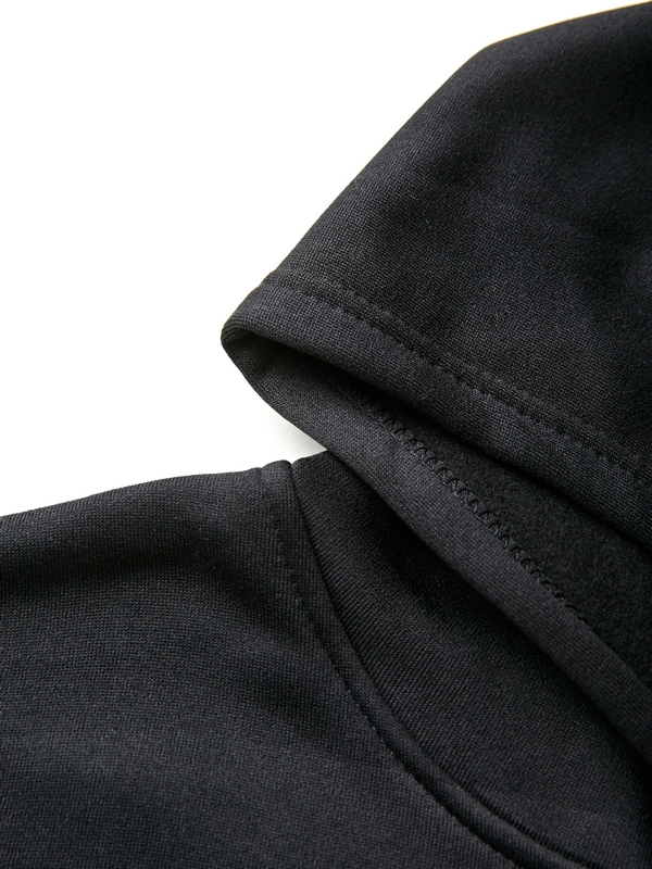 Kapuzenpullover mit Stern-Buchstaben-Print für Herren-4