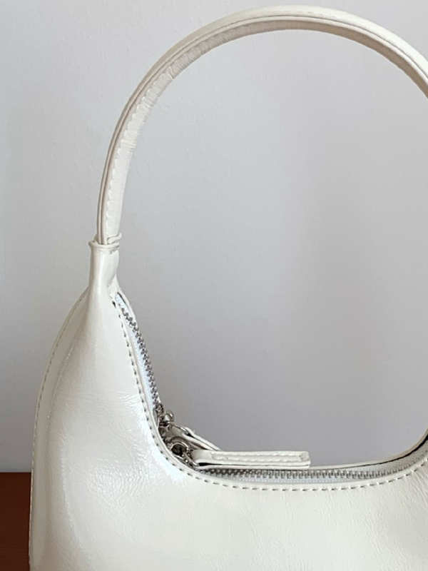 Französische, vielseitige, einfarbige Umhängetasche-1